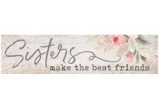 Skinny & Small Wood Sign- Sisters