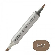 Copic Sketch Marker- E47 Dark Brown