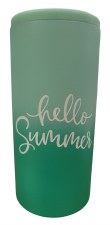 Insulated Slim Can Cooler - Hello Summer