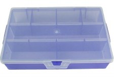Small Plastic Organizer Case - Grape