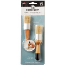 FolkArt Home Decor Tools- Paint & Wax Brush Set