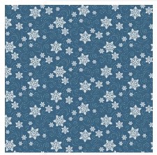 Snowman's Dream Bolted Fabric - Snowflakes