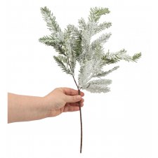 20" Snow Bald Cypress Spray