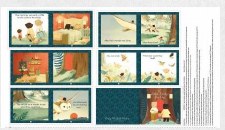 Kids & Baby Fabric Book Panel - Littlest Family's Big Day