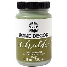 FolkArt Home Decor Chalk Paint 8 oz- Rich Black