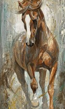 Animal Fabric Panel - Spirited Horse