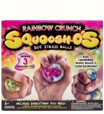 Squoosh-O's DIY Stress Toys- Rainbow Crunch