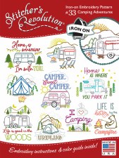 Stitcher's Revolution Embroidery Transfer Pattern - Camping Adventures