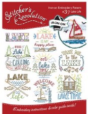 Stitcher's Revolution Embroidery Transfer Pattern - Lake Life
