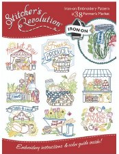 Stitcher's Revolution Embroidery Transfer Pattern - Farmers Market