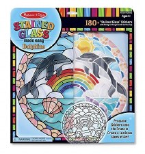 Melissa & Doug Stained Glass Made Easy- Dolphins
