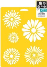 Stencil Mania 7"x10" - Daises