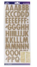 Sticko Alphabet Stickers - Burlap