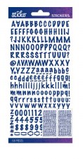 Sticko Alphabet Stickers - Cobalt Marker