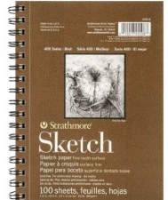 Strathmore 400 Series 5.5" x 8.5" Sketch Pad - 100 Sheets