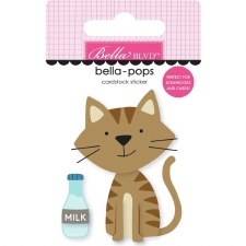 Chloe Bella-Pops Stickers- Tabby Cat