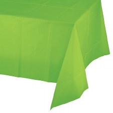 Touch of Color Plastic Tablecover 54"x108"- Fresh Lime