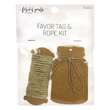 Favor Tag & Rope Kit, 12ct