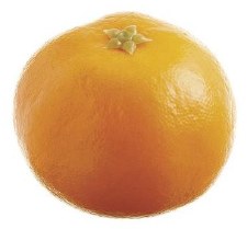 Tangerine, 1.8"H x2.2"W - Orange