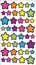 Sticko Stickers- Repeats- Technicolor Stars