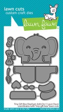 3D Craft Dies - Tiny Gift Box Add-On, Elephant