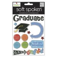 MAMBI Soft Spoken Stickers- School- The Graduate
