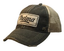 Women's Distressed Trucker Hat- Thelma