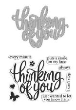 Hero Arts Stamp & Cut Set- Thinking of You