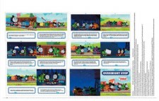 Kids & Baby Fabric Book Panel - Thomas & Friends Overnight Stop