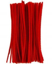 Touch Of Nature Chenille Stems, 12" - 100pc - Red