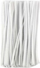 Touch Of Nature Chenille Stems, 12" - 100pc - White