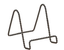 Tripar Wire Plate Stand , 4" - Black