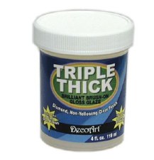 Decoart Triple Thick Gloss Glaze - 8 oz