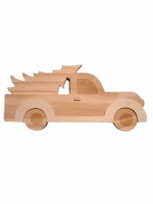 Wood Truck w/ Tree Plaque