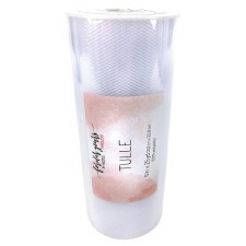 6" Tulle Roll, 25 yards- White