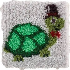 Latch Hook 12x12 Kit- Turtle