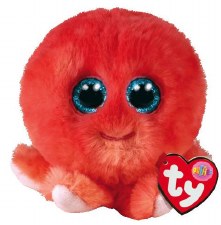 Ty Puffies, 4"- Sheldon Octopus