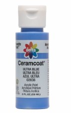 Delta Ceramcoat Acrylic Paint, 2oz- Blues: Ultra Blue