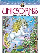 Creative Haven Adult Coloring Book- Unicorns