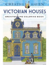 Creative Haven Adult Coloring Book- Victorian Houses