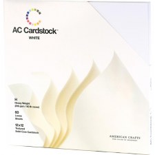 12x12 AC Cardstock Pack- White