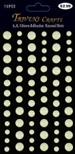 Adhesive Enamel Dots- White
