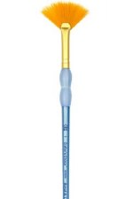 Crafter's Choice White Taklon  Brush - Fan 1