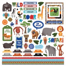 A Walk on the Wild Side Sticker Sheet