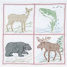 18" Quilt Blocks- Wilderness
