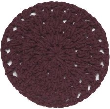 Knotted Cotton Trivet- Wine