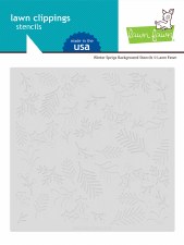 6"x6" Stencils - Winter Sprigs 2pk