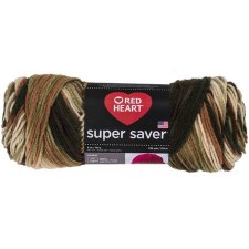 Red Heart Super Saver Yarn, Mulit-Color- Woodsy