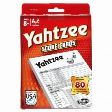 Yahtzee Score Cards, 80ct