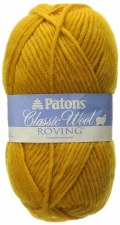Patons Classic Wool Roving Yarn- Yellow